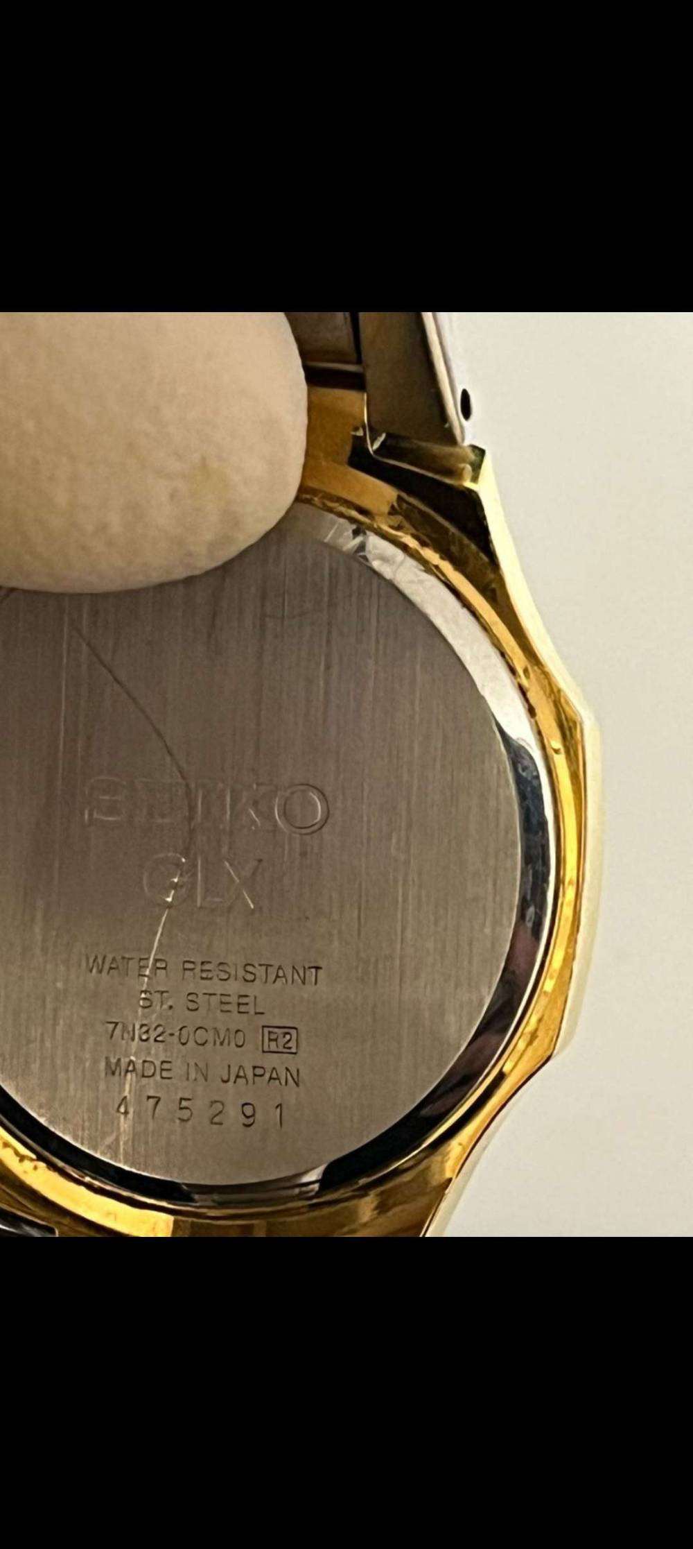 Seiko GLX Two Tone Gold Plated Quartz Watch