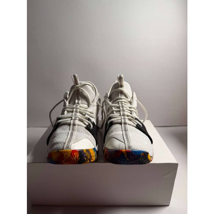 Nike PG 2 'Pure Platinum' White Multicolor Men's Basketball Shoes