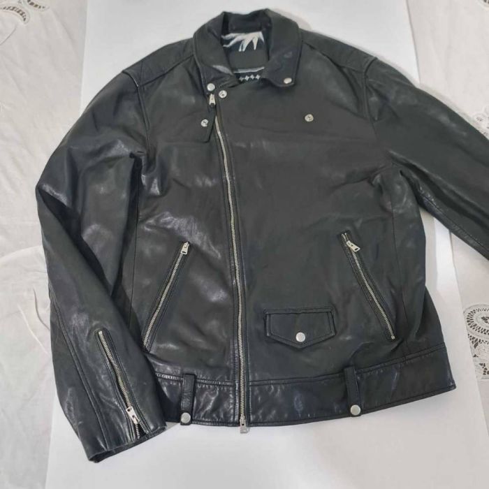 AllSaints Kaito Leather Biker Jacket