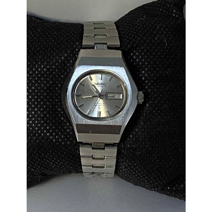 Vintage Seiko Automatic Hi-Beat Day-Date Stainless Steel Watch