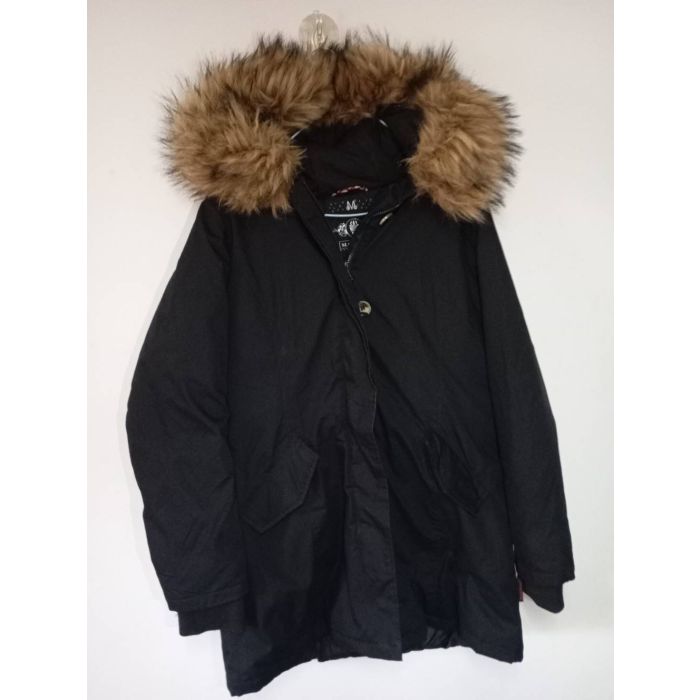 MARIKOO Faux Fur Trim Hooded Parka Jacket