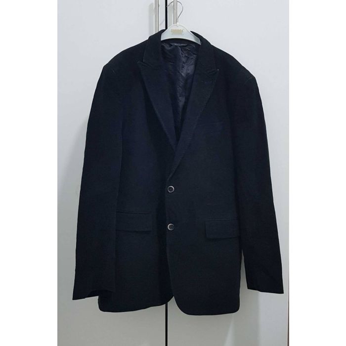 Banana Republic Men's Black 100% Cotton Tailored Fit Blazer Jacket 44R