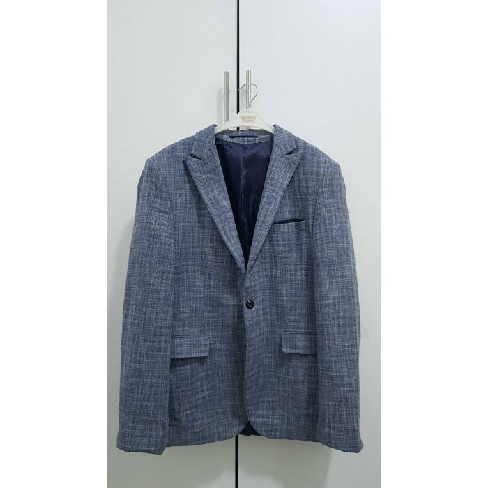Men's Carutte Milano Slim Fit Plaid Wool Blend Blazer