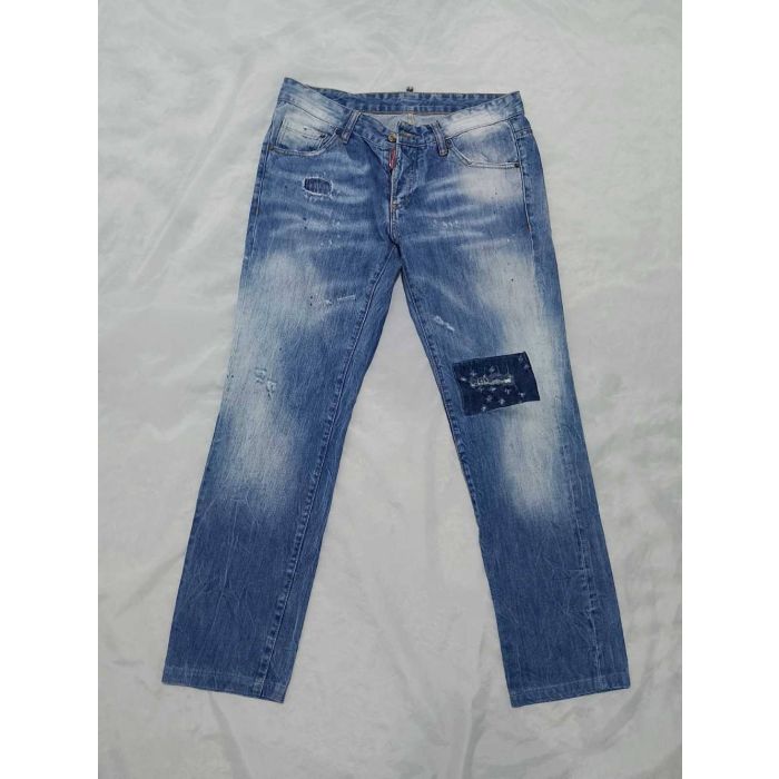 Dsquared2 Men's Distressed Washed Patch Cool Guy Denim Jeans