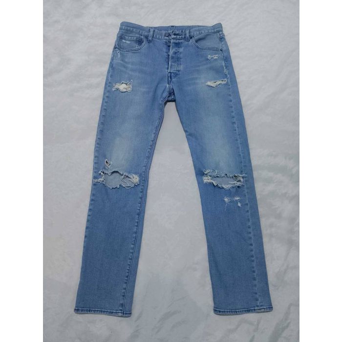 Levi's 501 Original Fit Distressed Jeans
