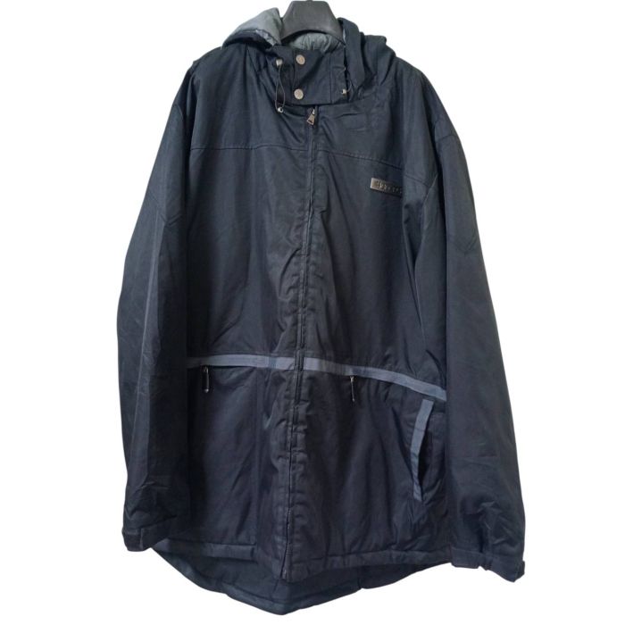 Dangerous DNGRS Men's Black Hooded Insulated Jacket 4XL