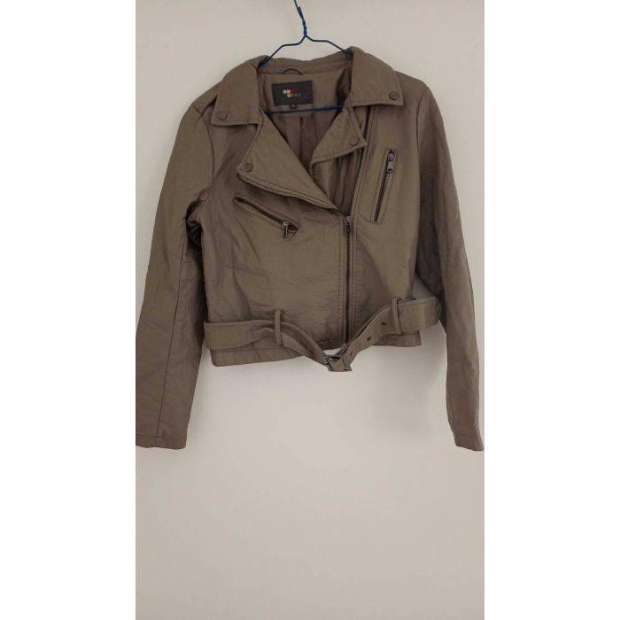 TEMT Faux Leather Biker Jacket