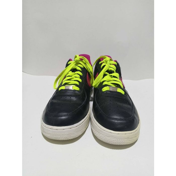 Nike Air Force 1 Low Black Carbon Fiber Volt Pink Magenta