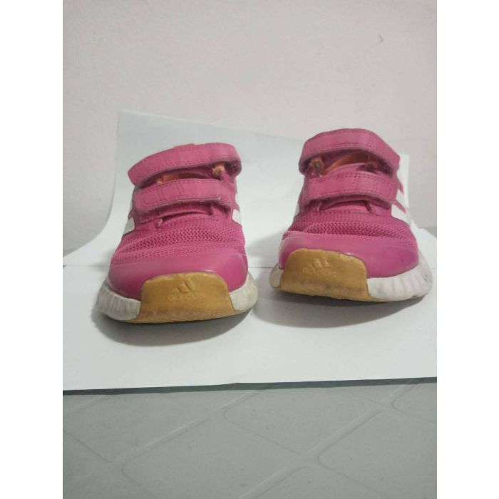 Adidas FortaRun X EL K G27200 Kids Velcro Strap Athletic Shoes Pink