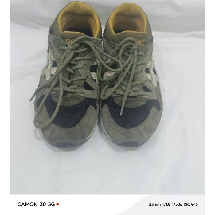 Asics GEL-LYTE V H534L Olive Green Black Mens Running Shoes Sneakers Size US 8.5