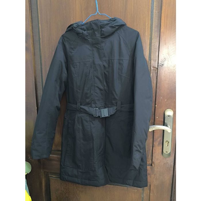 The North Face Women's Black Belted Arctic Swirl Parka size M
