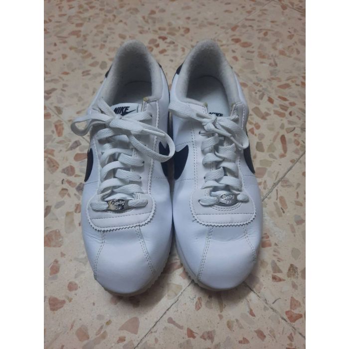 Nike Cortez Basic Leather White Navy Blue