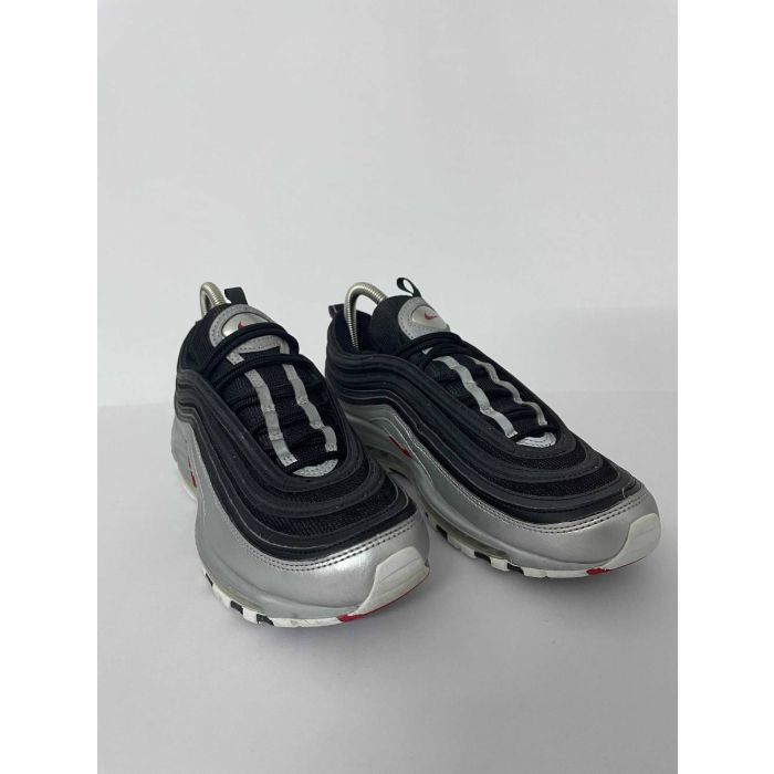 Nike Air Max 97 Black Metallic Silver University Red