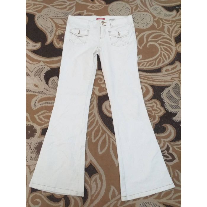 Women's Unionbay White Flare Corduroy Pants
