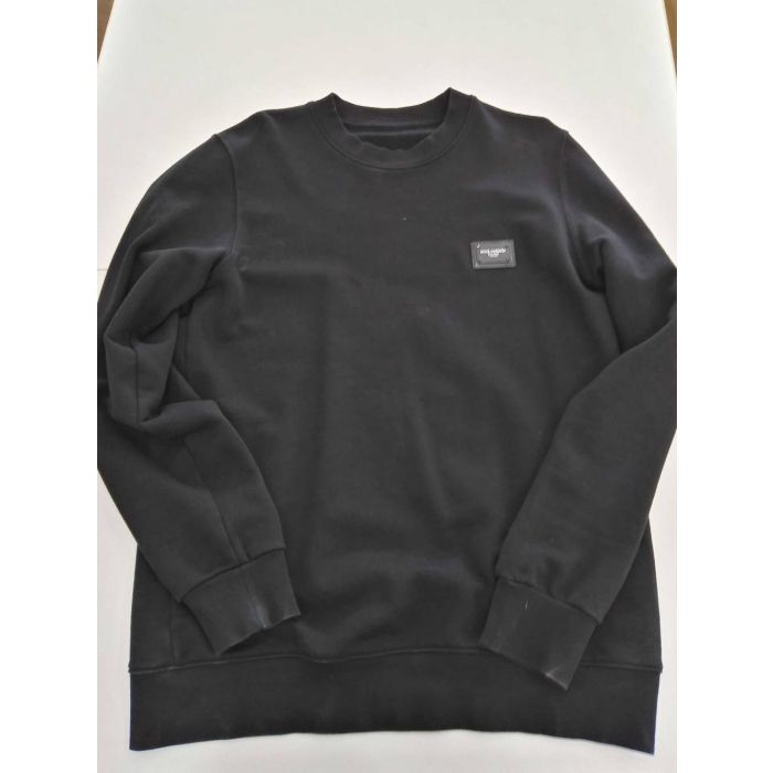 Dolce & Gabbana Logo Plaque Crewneck Sweatshirt