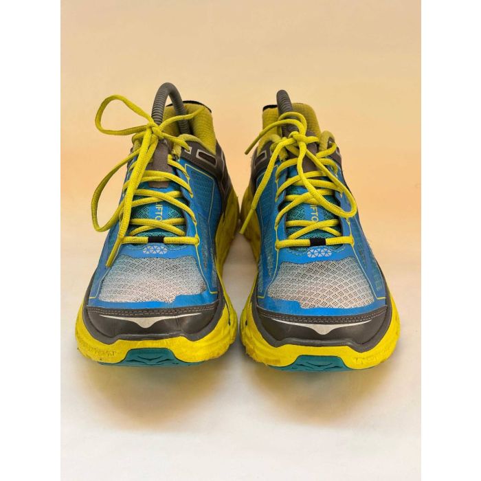 Hoka One One Clifton 1 Men's Running Shoes Blue Yellow