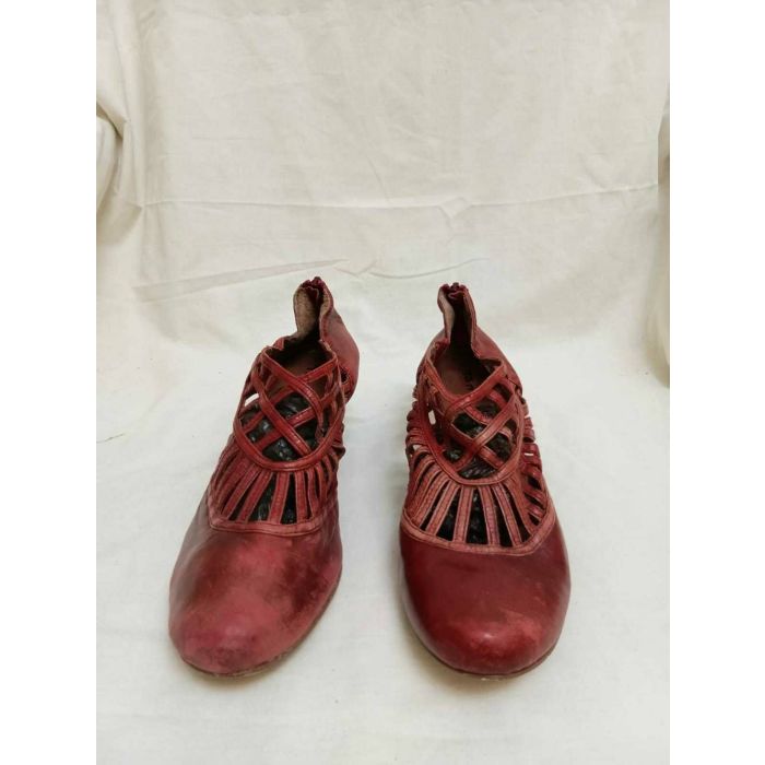 Caged Block Heel Pumps