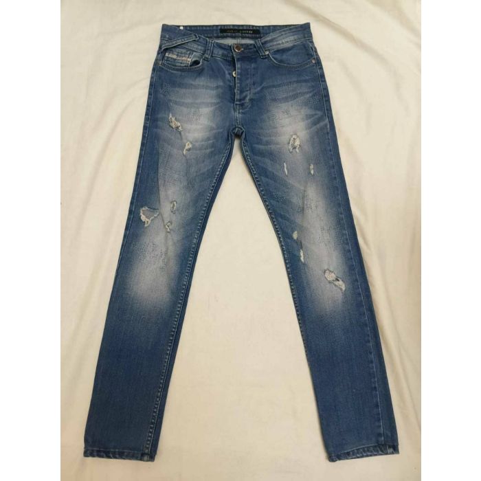 Men's Distressed Denim Jeans