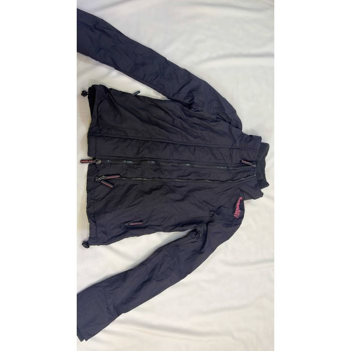 Superdry Women's The Windcheater Jacket Black Pink Size S