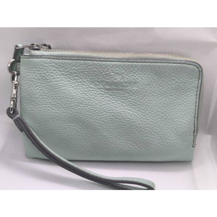 Coach Corner Zip Wristlet