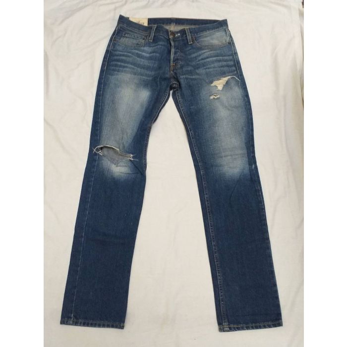 Men's Distressed Slim Straight Fit Jeans