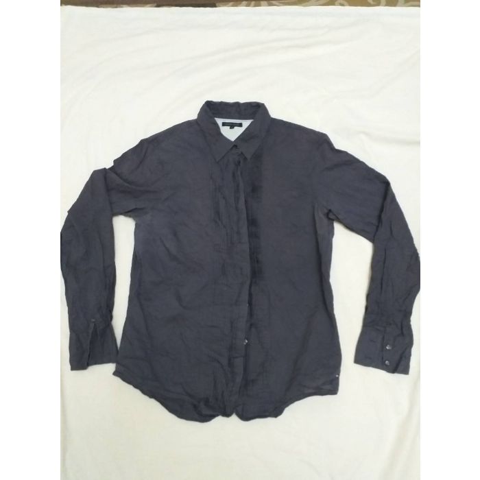 Tommy Hilfiger Women's Pleated Long Sleeve Shirt
