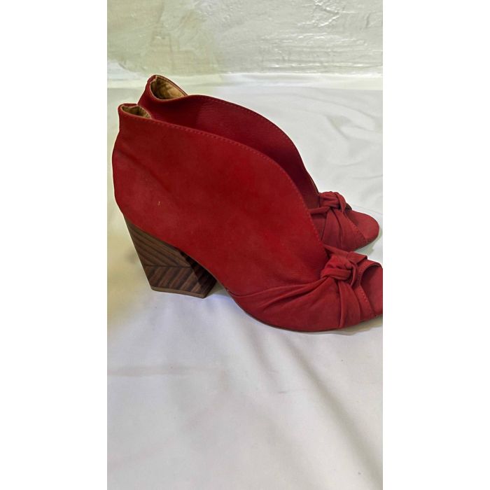 Peep Toe Ankle Boots
