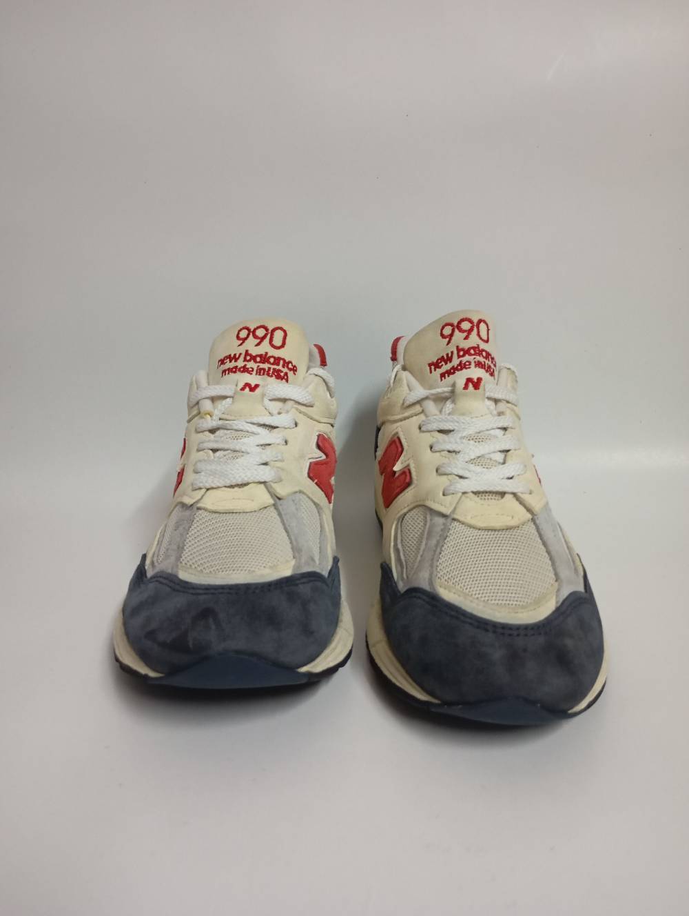 New Balance 990v2 Made in USA Teddy Santis Navy Sea Salt