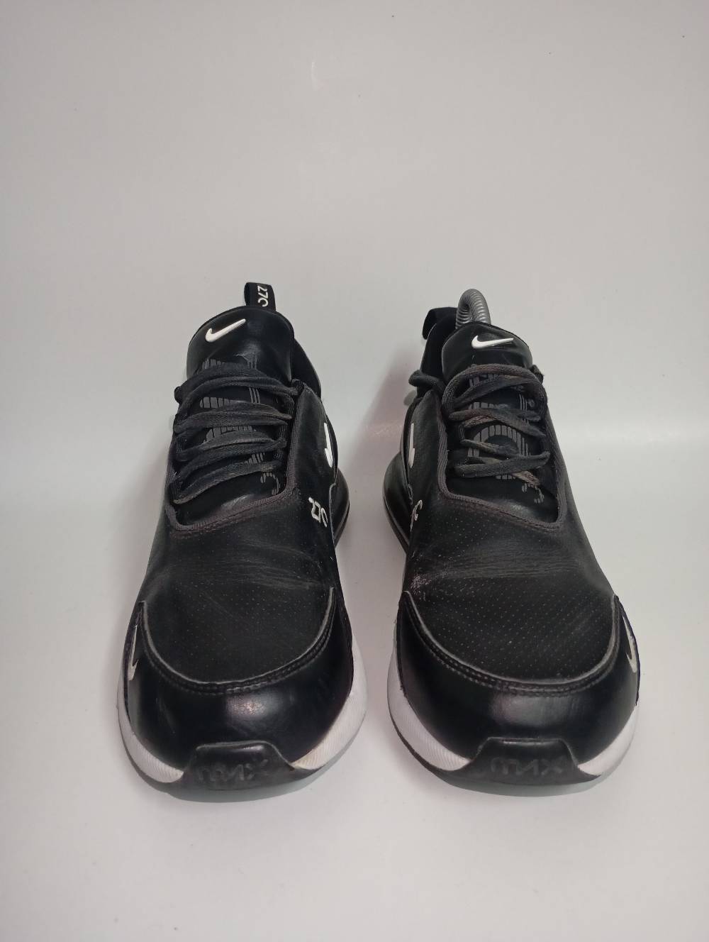 Nike Air Max 270 Premium Leather 'Anthracite' Men's Shoes