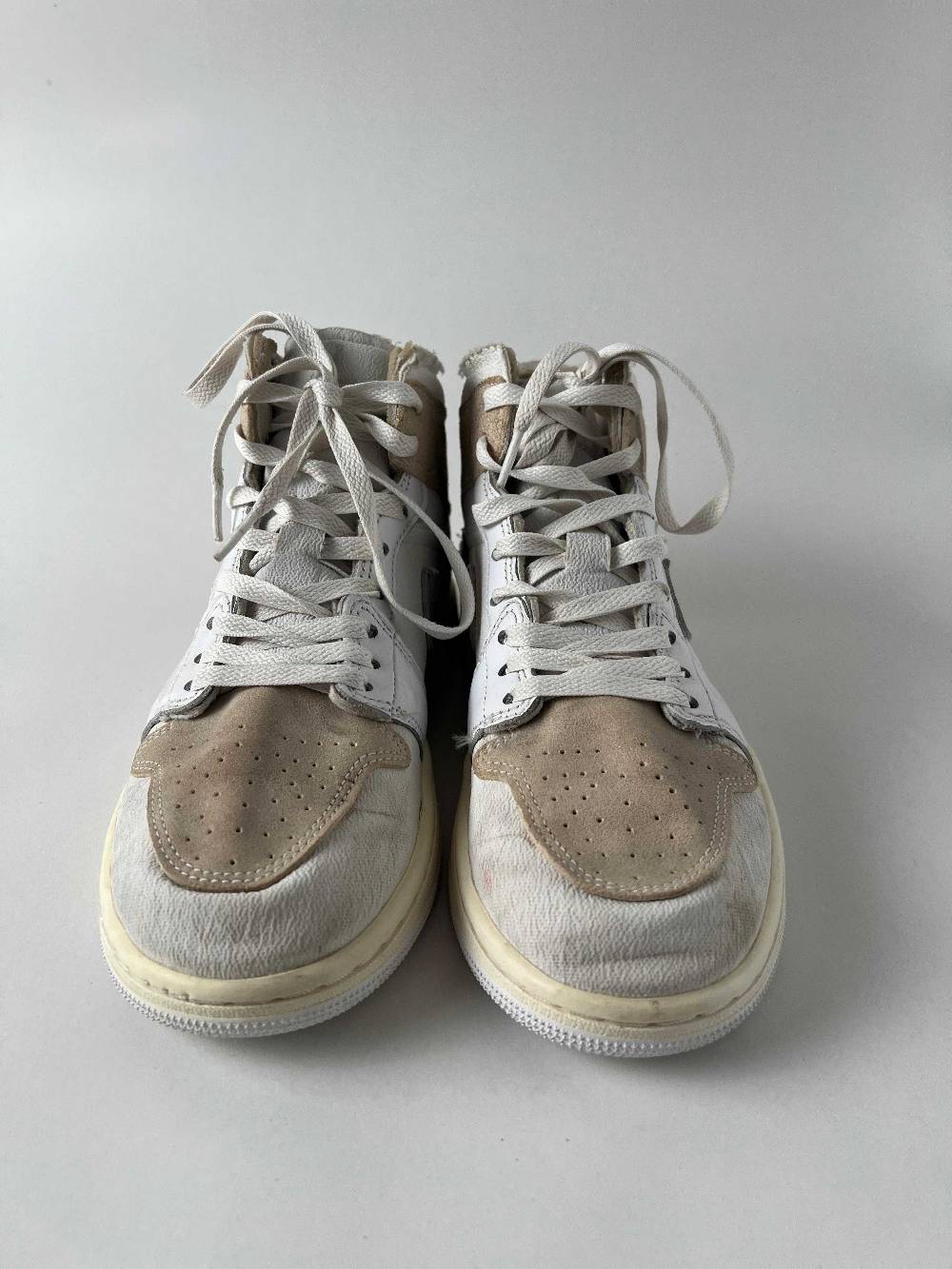 Air Jordan 1 Mid SE Craft 'Inside Out White Grey'