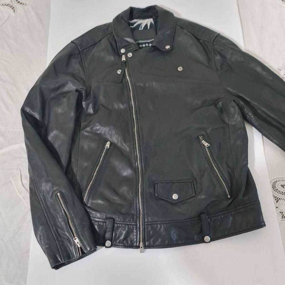 AllSaints Kaito Leather Biker Jacket