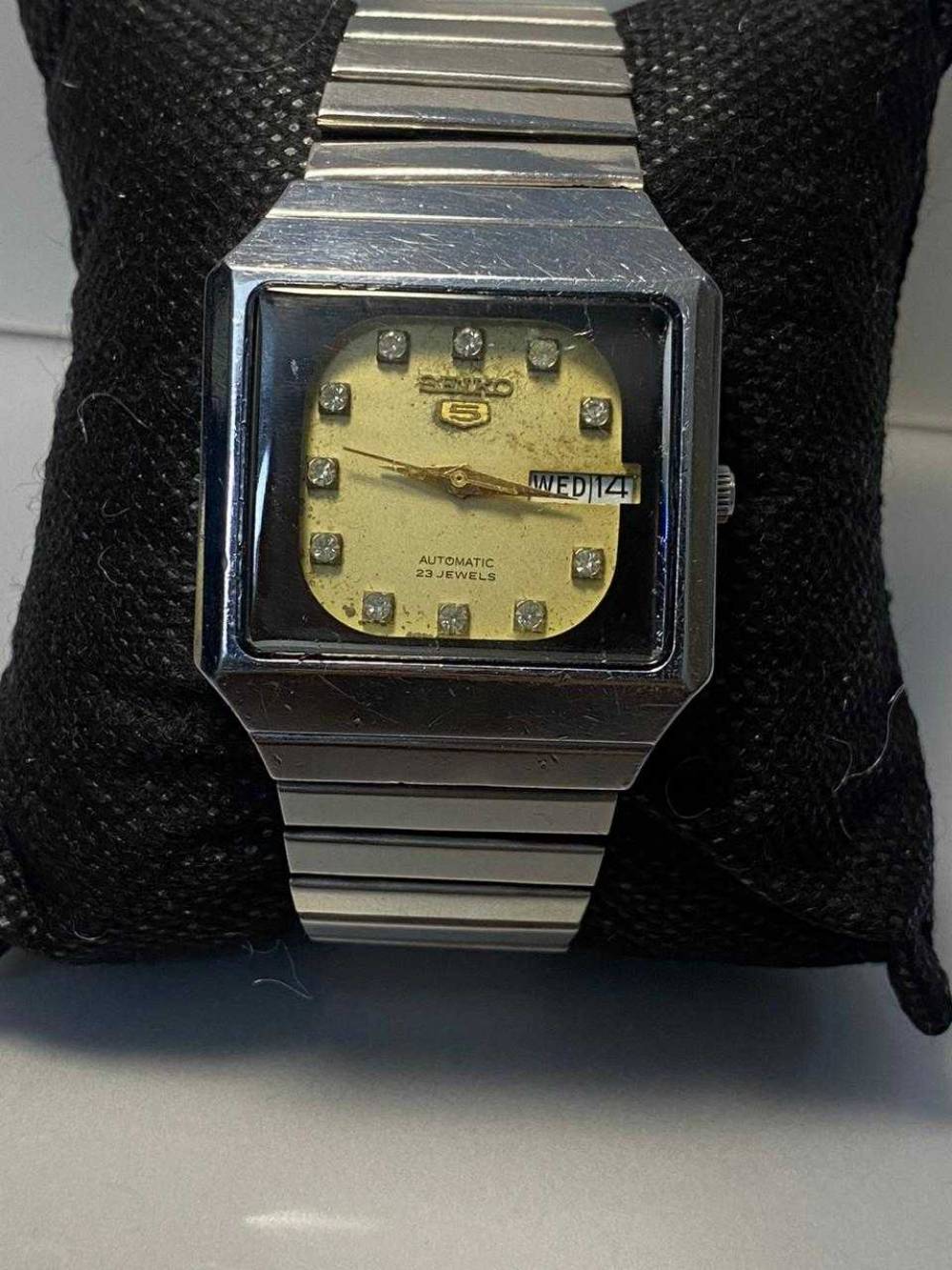 Vintage Seiko Automatic Day-Date Watch