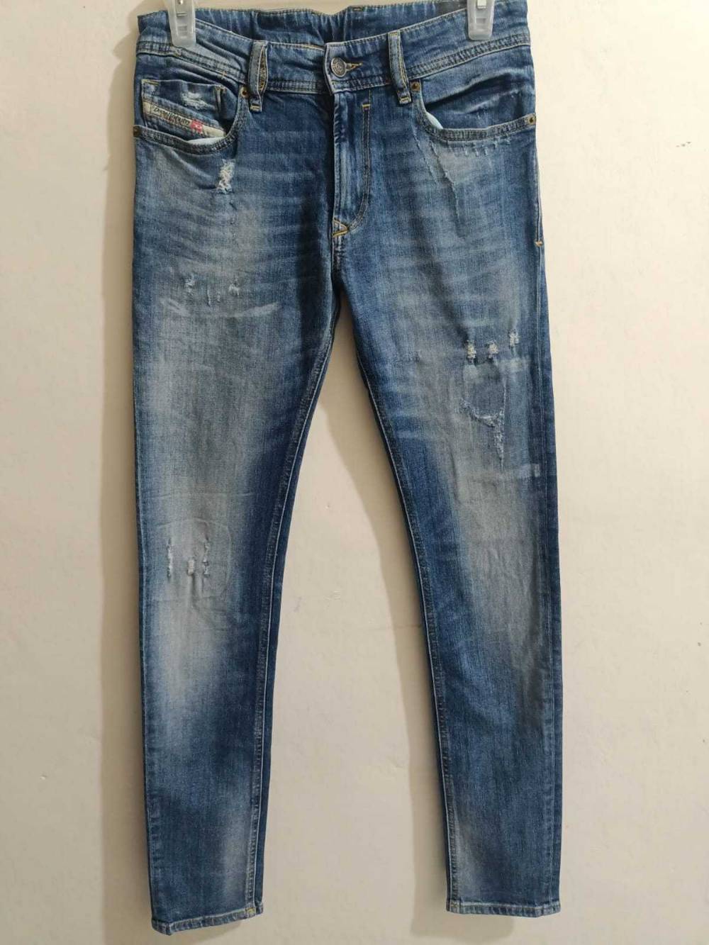 Diesel Sleenker-J-N Distressed Slim Fit Jeans