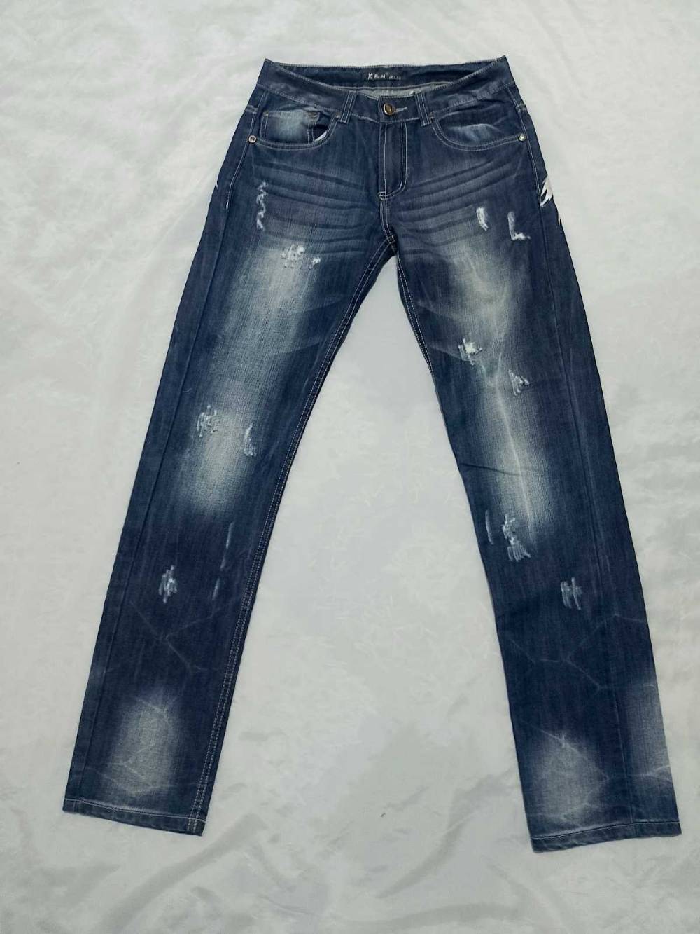 Men's Kosmo Lupo Distressed Graphic Jeans