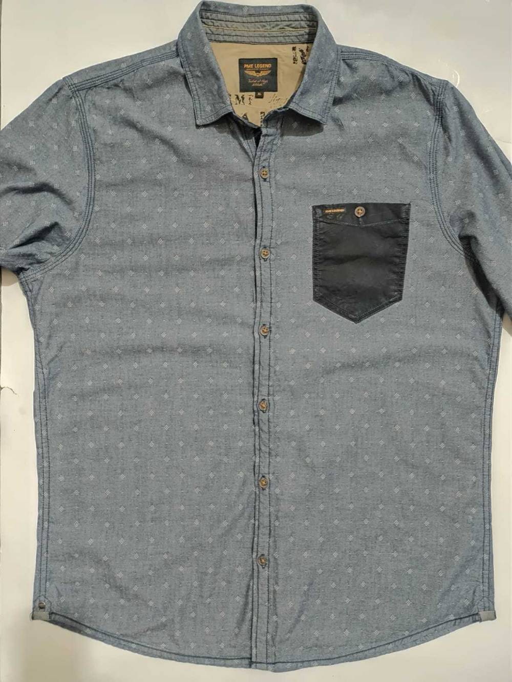 Men's PME Legend Patterned Button-Up Shirt