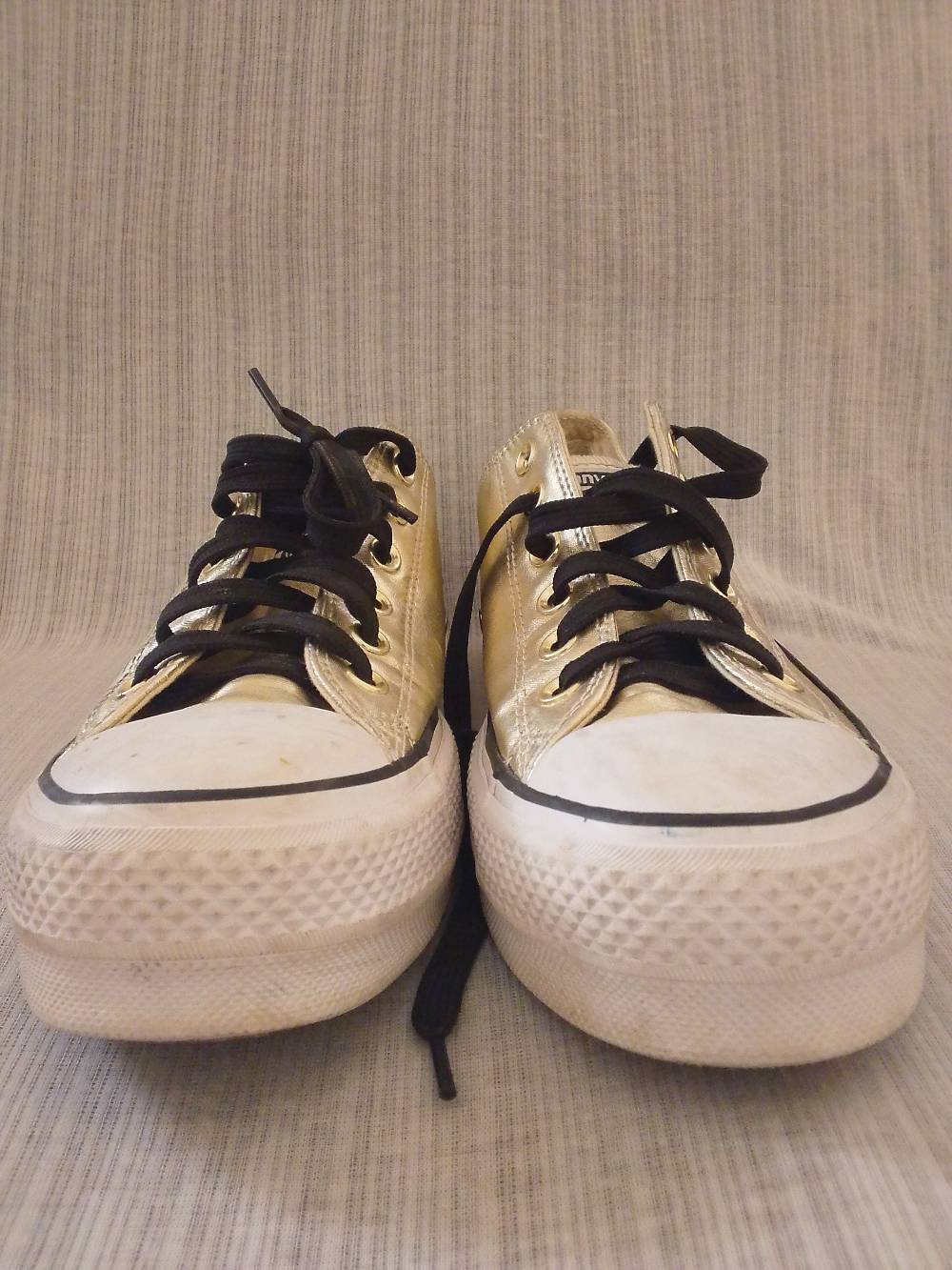 Converse Chuck Taylor All Star Low Top Metallic Gold Sneakers