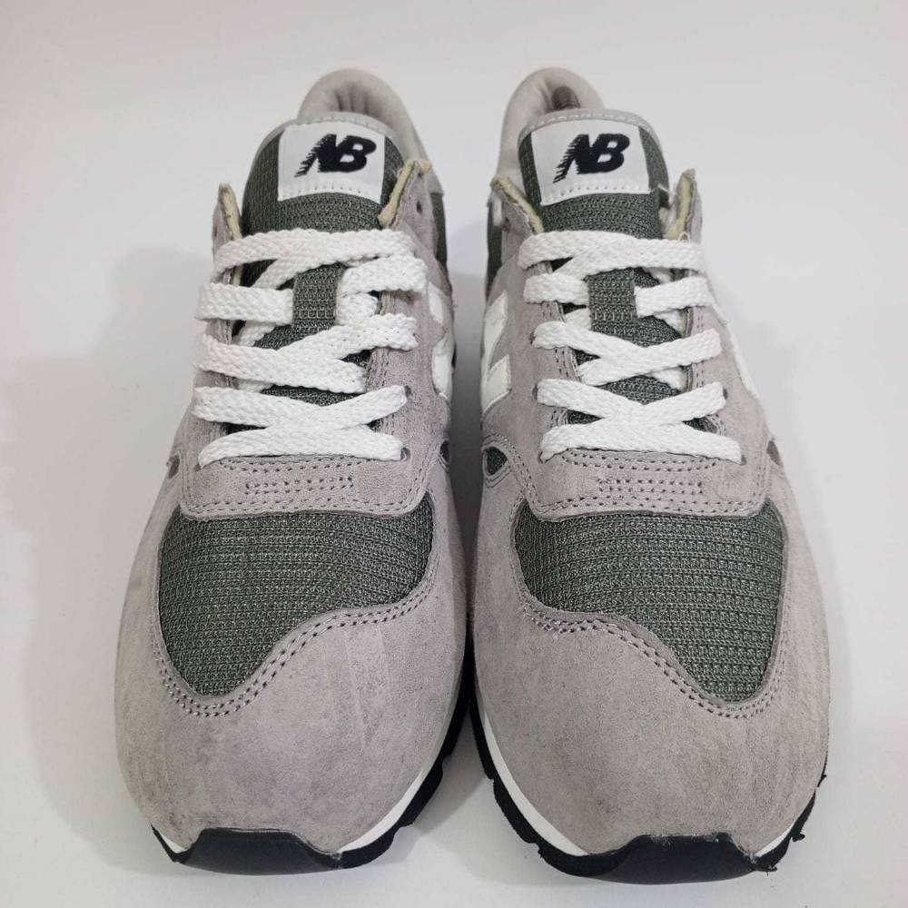 New Balance 990v1 Made in USA M990GRY Grey Green Men's Running Shoes