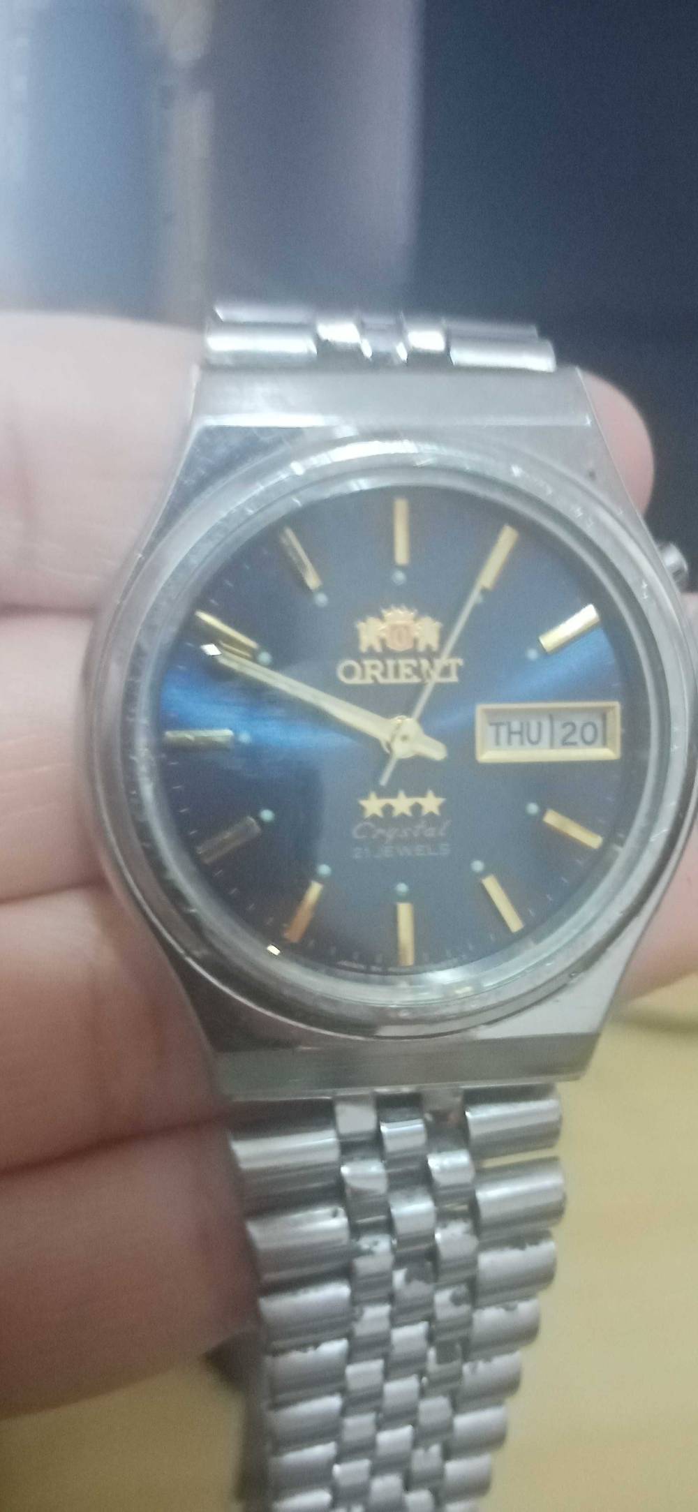 Orient TriStar Automatic Day-Date 21 Jewels