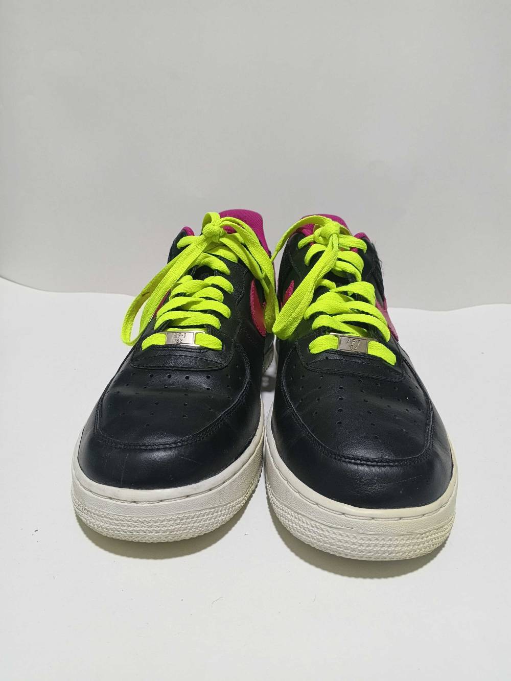 Nike Air Force 1 Low Black Carbon Fiber Volt Pink Magenta