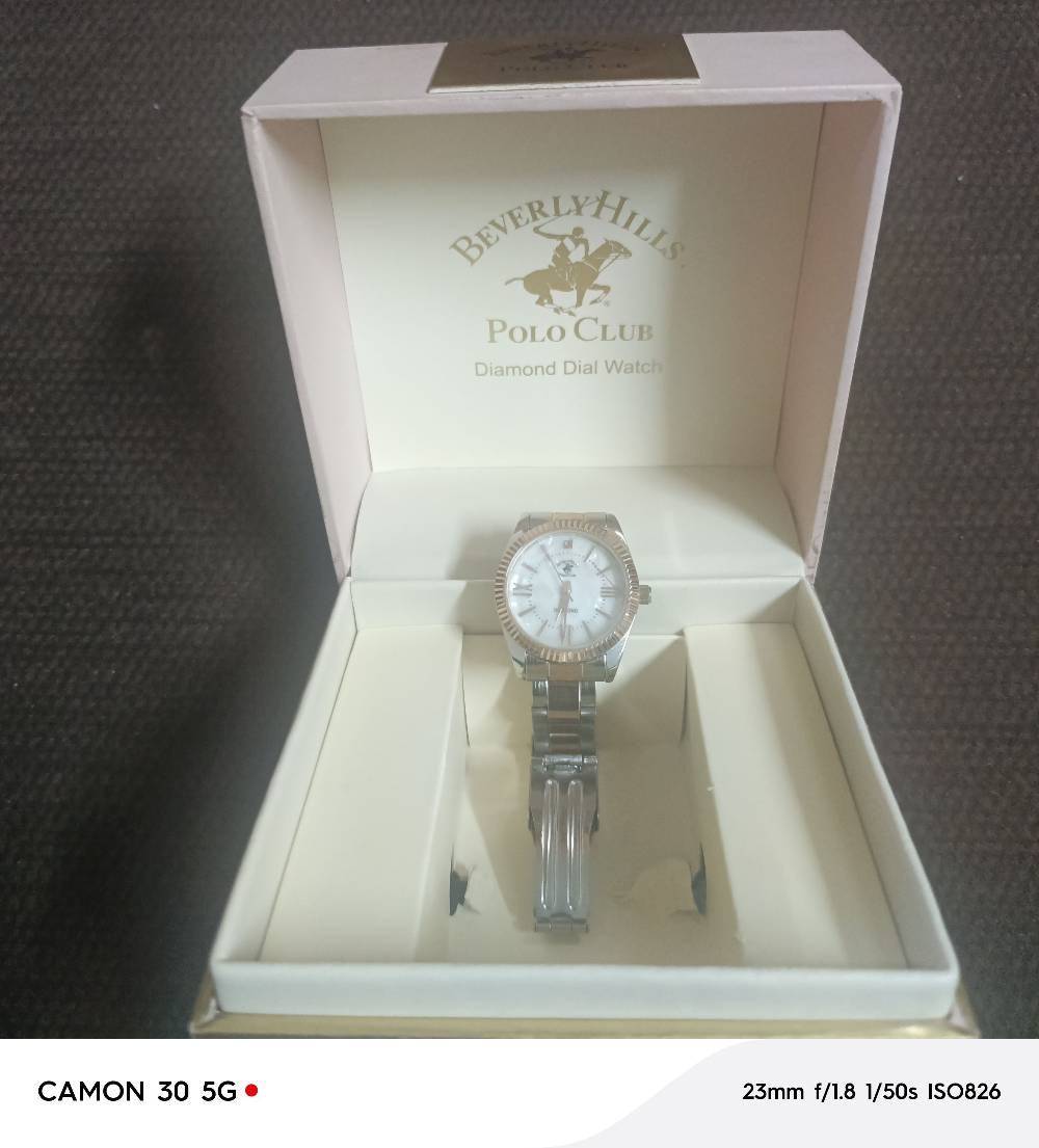 Beverly Hills Polo Club Women's BP-3181 Two-Tone Diamond Dial Quartz Watch