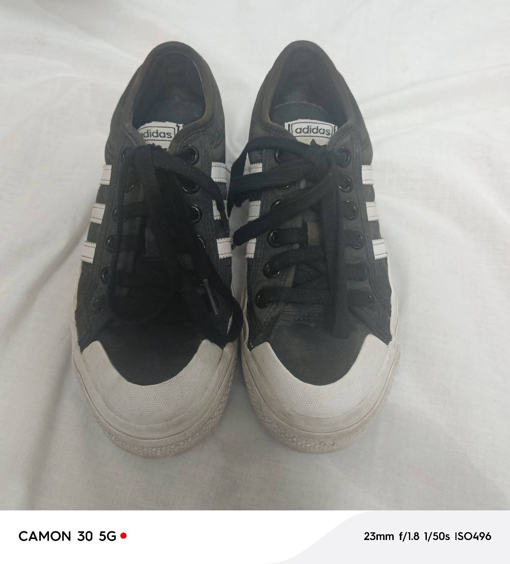 Adidas Nizza Platform Core Black Cloud White Women's Sneakers