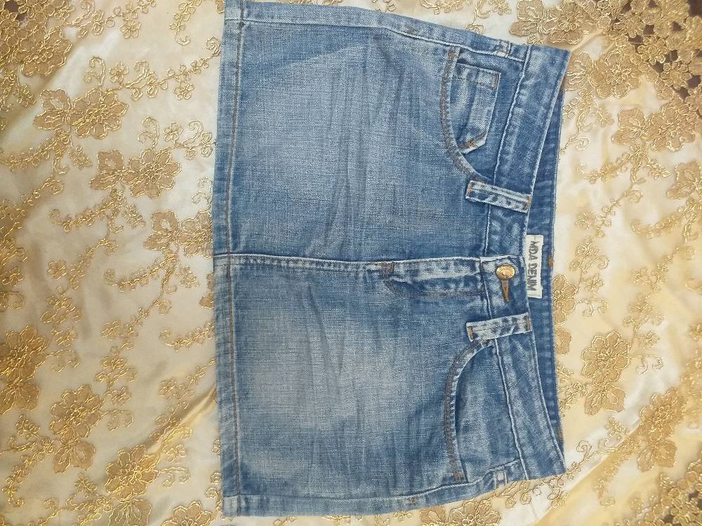 Women's MDA Denim Blue Mini Skirt