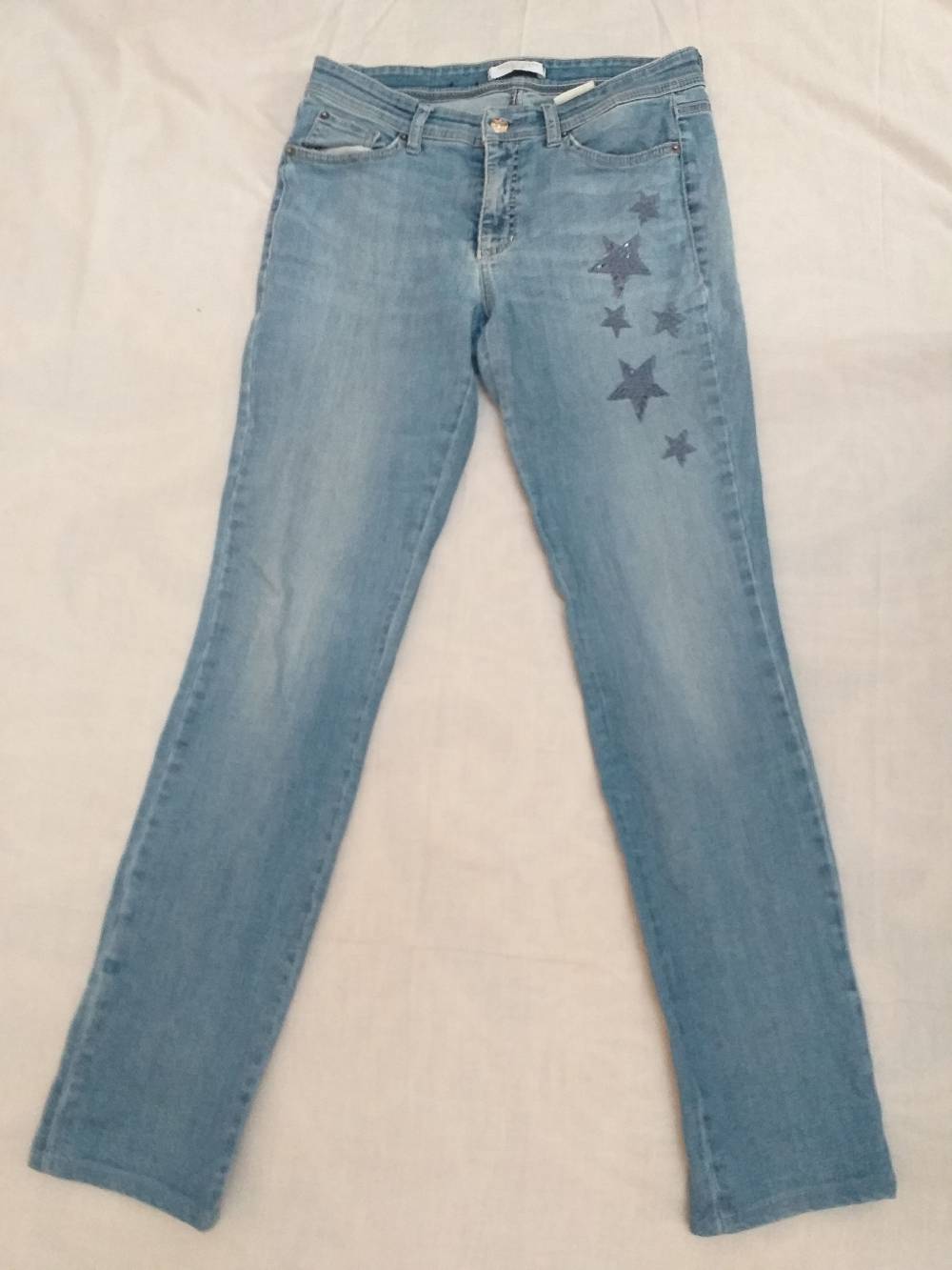 Women's Embellished Straight Leg Jeans