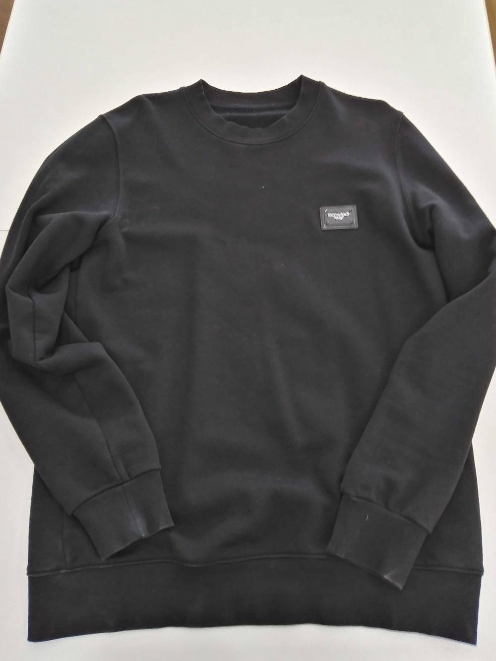 Dolce & Gabbana Logo Plaque Crewneck Sweatshirt