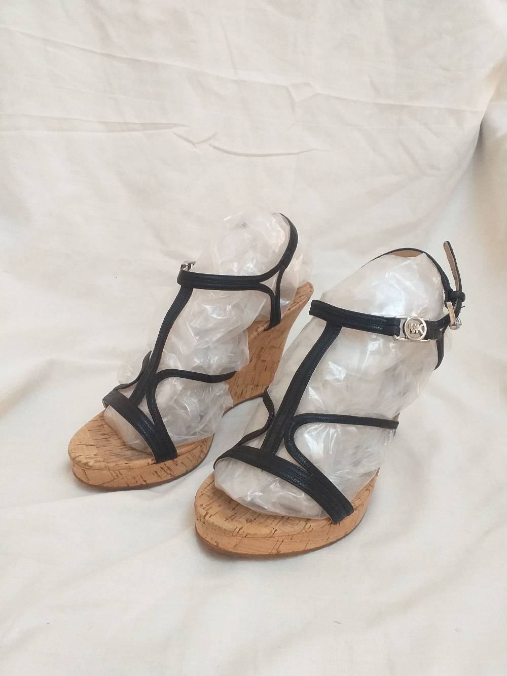 Wedge T-Strap Sandals