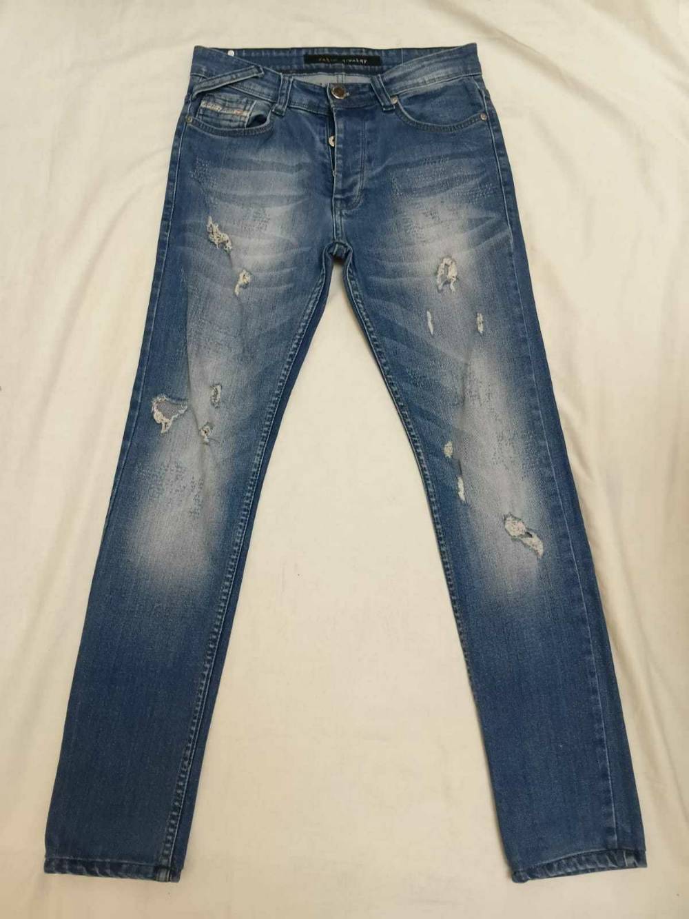 Men's Distressed Denim Jeans