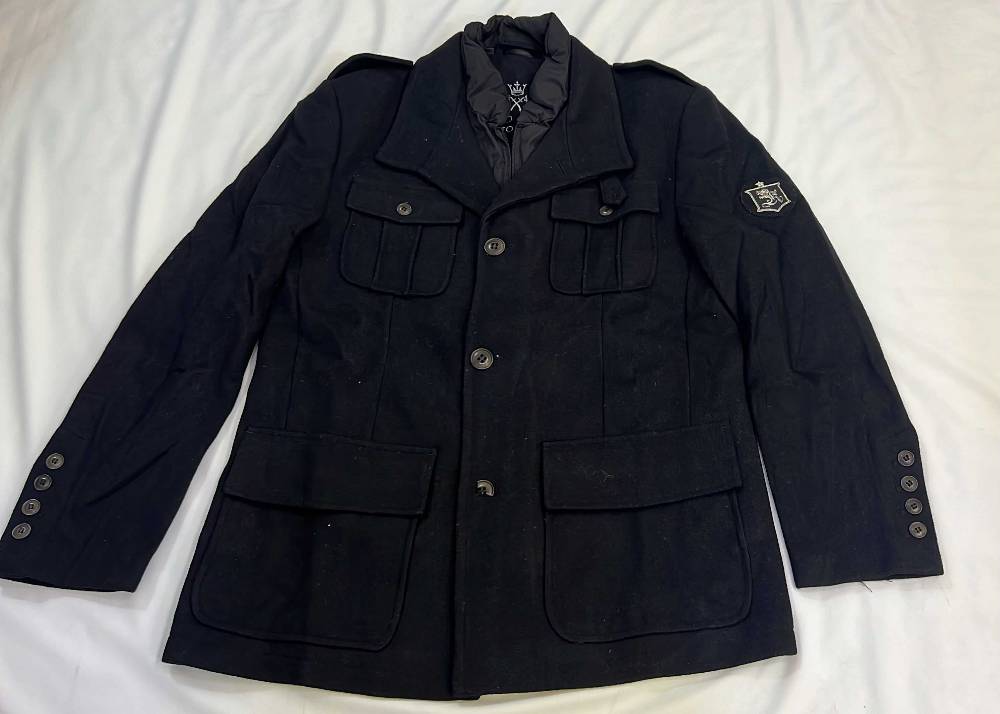 Angelo Litrico OSTR COLLECTIVE Military Style Field Coat