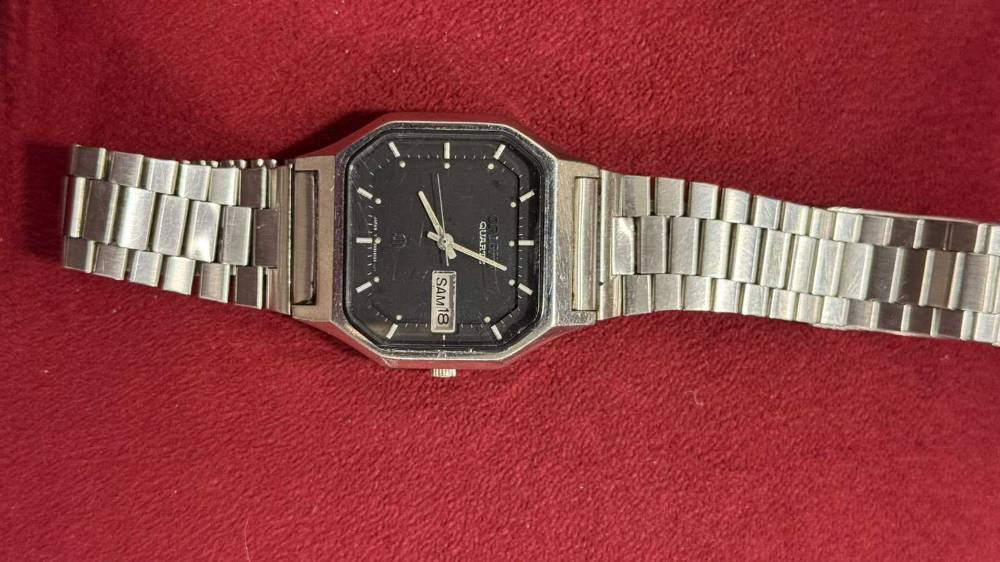 Orient Quartz Day Date Watch