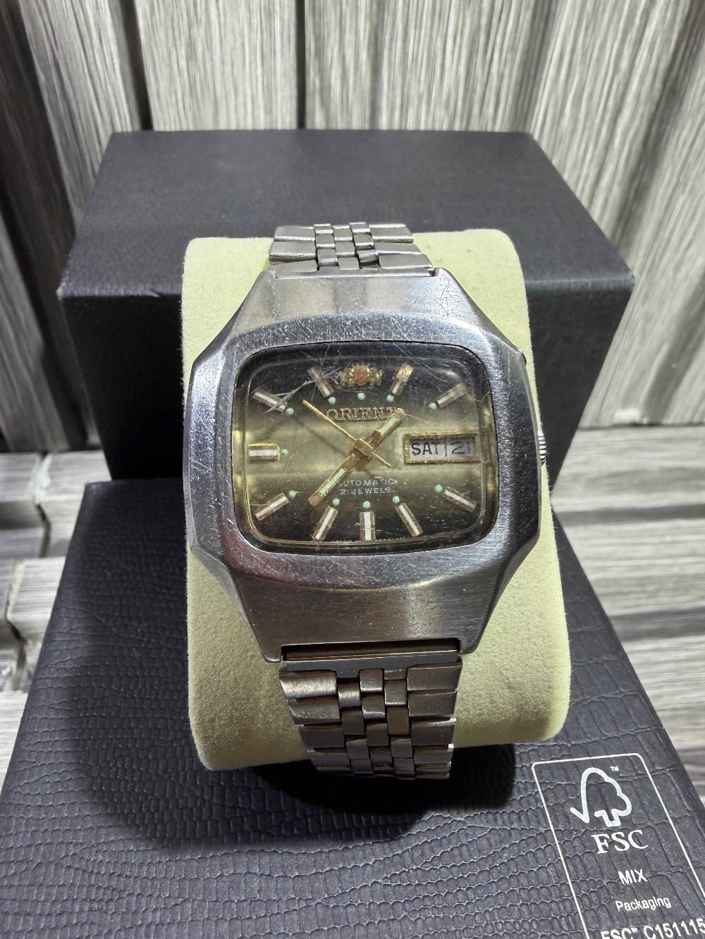 Orient Vintage Automatic Day-Date Watch