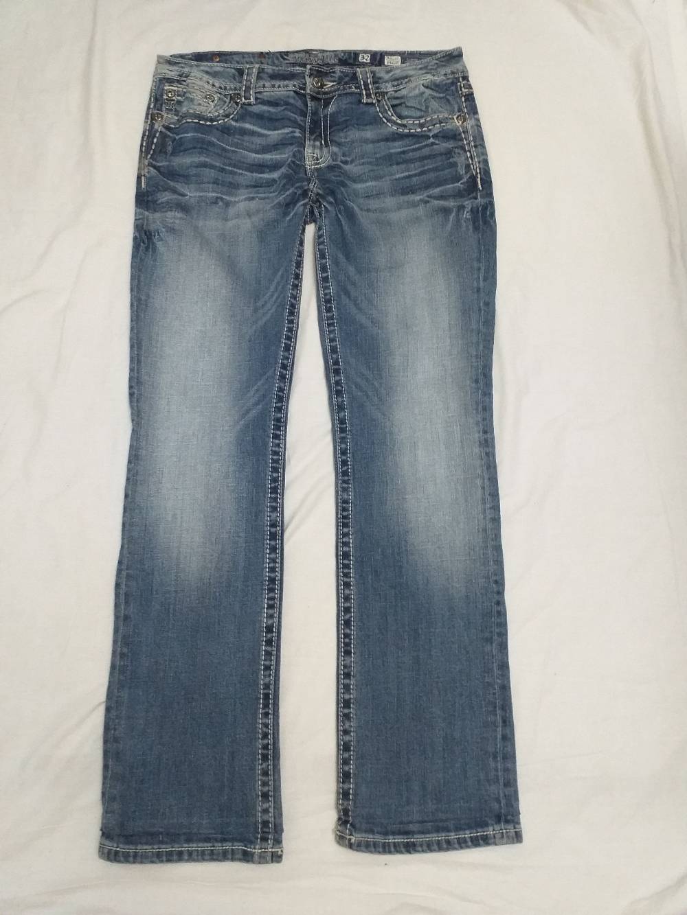 Miss Me Women's Bootcut Jeans Embellished Flap Pockets